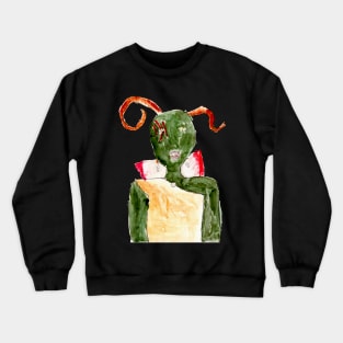 Ogre princess girl warrior ogre troll kids painting Crewneck Sweatshirt